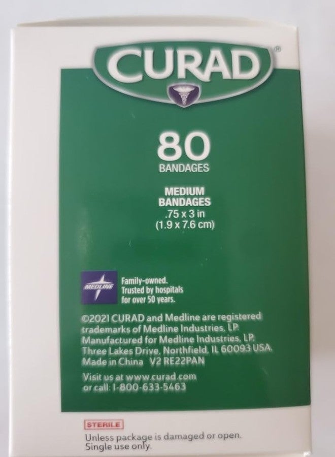 Curad Regular Size Adhesive Bandages, Sheer, 80-Count Boxes (Pack of 6) - Image 3